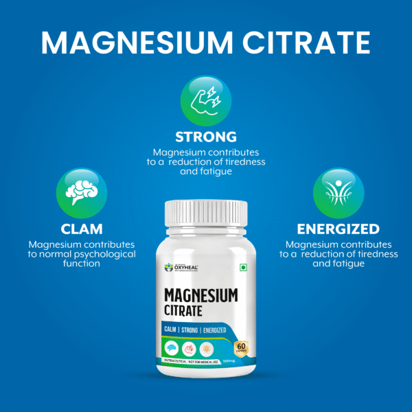 Magnesium Citrate – Natural Muscle Relaxant & Sleep Support | OxyHeal