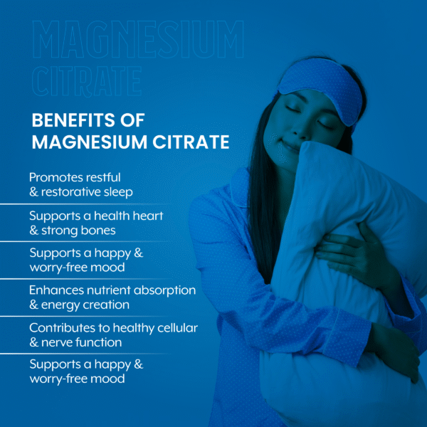 Magnesium Citrate – Natural Muscle Relaxant & Sleep Support | OxyHeal