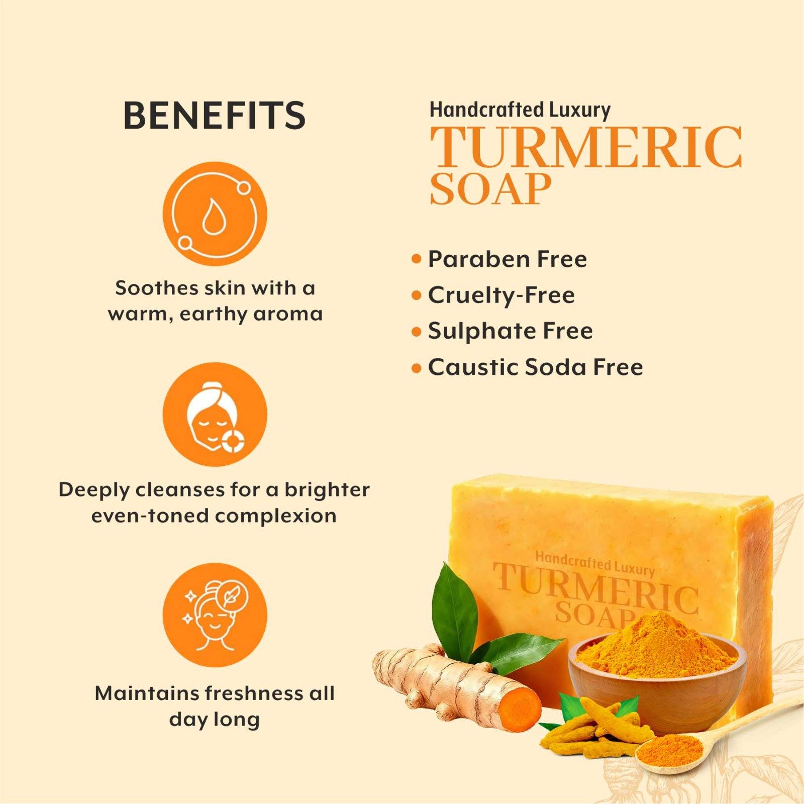 Turmeric Soap 4 Turmeric Soap - Image 4